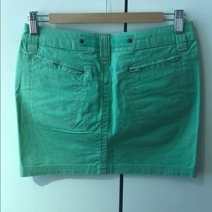 BCBGMaxAzria Skirts - BCBGMAXAZRIA Mint Green Mini Jean Skirt BCBGMaxAzria Skirts - BCBGMAXAZRIA Mint Green Mini Jean Skirt